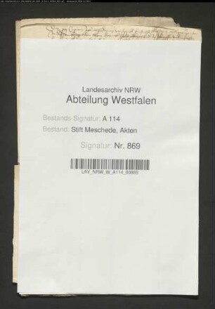 Wedemhovers-Gut: 1. Hermann Budden 1519. 1533 (vorher: Heneman Viecken); 3. Verzeichnis der Belehnungen in Bigge 1578-1621