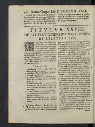 Titulus XXVIII.