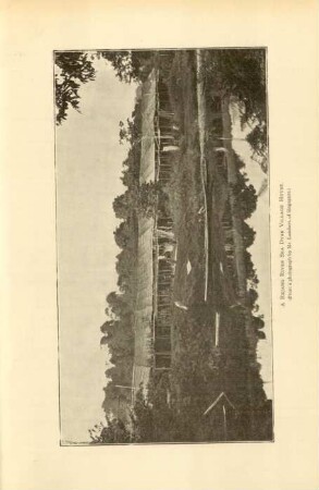 A Rejang River Sea Dyak Village House