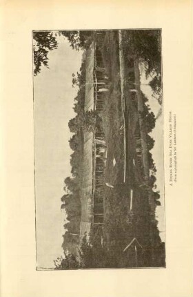 A Rejang River Sea Dyak Village House