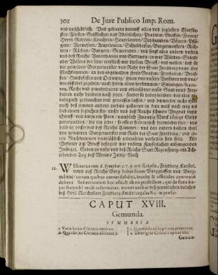 Caput XVIII. [ - ] Caput XX.; Gemund; Goslaria; Gelnhusa