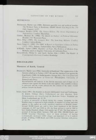Massacres of Kurds, General