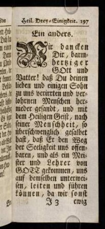 197-205, Wir dancken Dir, barmhertziger Gott und ...