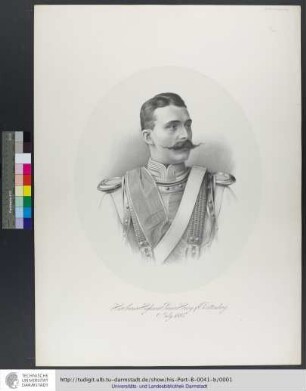 His Serene Highness Prince Henry of Battenberg / July 1885