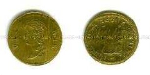 Nürnberger Rechenpfennig mit Venus von Ernst Ludwig Lauer