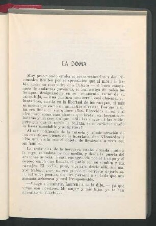 La doma