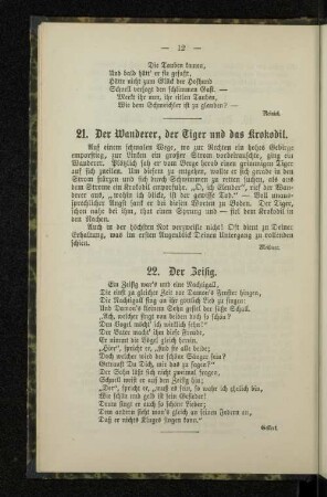 22. Der Zeisig.