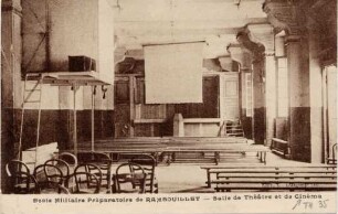 Theater- und Kinosaal der "Ecole Militaire de Rambouillet"