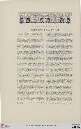 Courrier dramatique