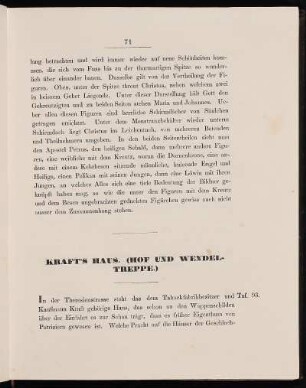 Krafts Haus. (Hof Und Wendeltreppe.) [Taf. 93]