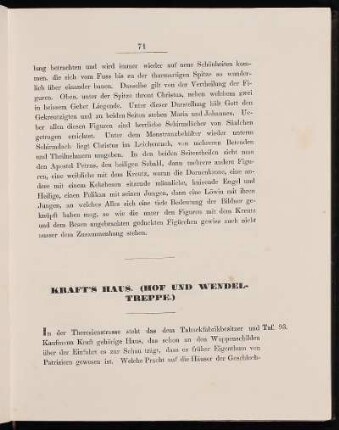 Krafts Haus. (Hof Und Wendeltreppe.) [Taf. 93]