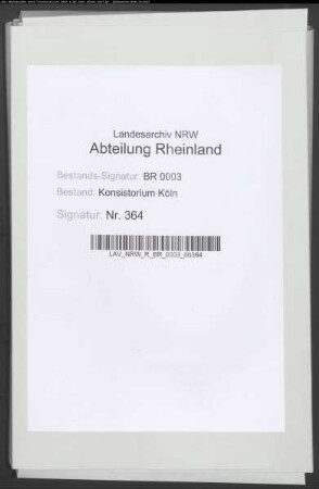 Prüfung der ev. Kandidaten der Theologie, Buchstabe V