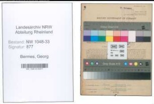 Entnazifizierung Georg Bermes , geb. 23.09.1904 (Lehrer)