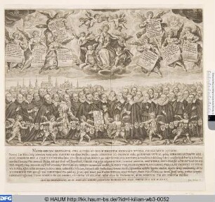 [Gebet der vierzig von Gustav Adolph verschleppten Münchener Geiseln; Prayer of the 40 hostages taken by Gustav Adolph from Munich in 1632]
