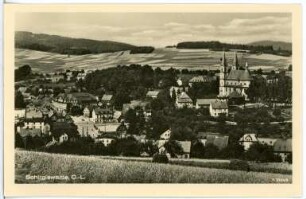 Schirgiswalde. Blick auf Schirgiswalde