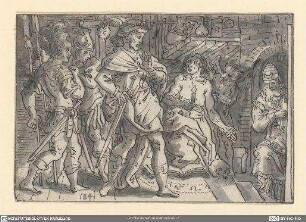Saul bei der Hexe von Endor