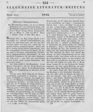 König, J. L.: Die Menschwerdung Gottes als eine in Christus geschehene und in der Christlichen Kirche noch geschehende dargestellt. Mainz: Zabern 1844