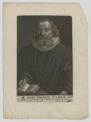Bildnis des Ioh. Heinr. Faber