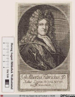 Bildnis Johann Albert Fabricius
