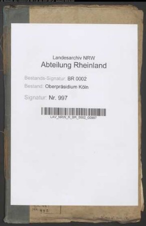 Rückgabe der Kommende Morsbroich an den Exminister Agar