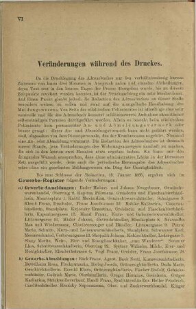 Veränderungen während des Druckes