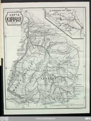 Карта Карачая.