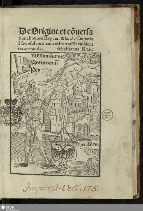 [Stempel] Kurfürstliche Bibliothek (Dresden)