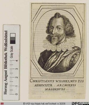 Bildnis Christian Wilhelm, Markgraf von Brandenburg