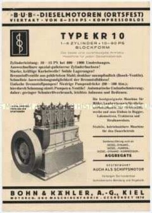 Stationäre Dieselmotoren
