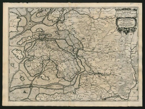 Landtcarte Von Nordgoesherde Ambt Husum Lundenberg Undt dem Nortstrande.