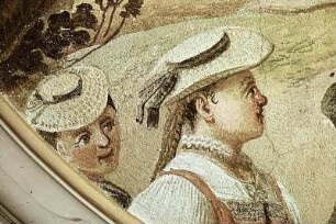 Östliches Bild: Predigt des heiligen Ulrich in Rümelingen (Schweiz)
