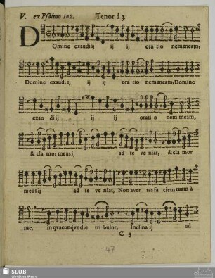 V. Domine exaudi orationem meam