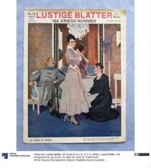Lustige Blätter. 144. Kriegsnummer. Jg. 32, No. 19