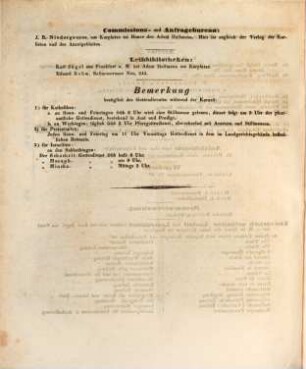Kissinger Kurliste. 1844, Nr. 1 - 65