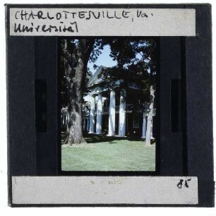 Charlottesville, University of Virginia, The Lawn, Pavillion X,Charlottesville, University of Virginia, The Lawn