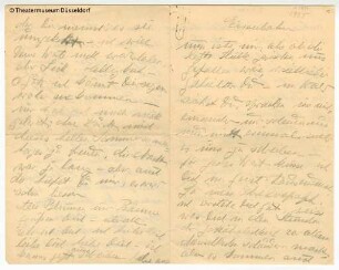 Brief von Louise Dumont an Gustav Lindemann