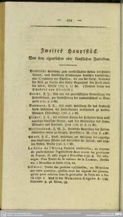 Zweites Hauptstück. Von dem eigentlichen oder künstlichen Futterbau