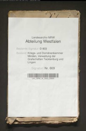 Das Kolonat Holzhaus, Kirchspiel Lienen