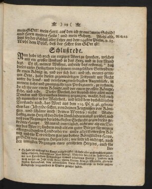 Schlußrede