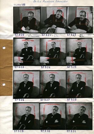 Portraitserie Reinhold Schneider