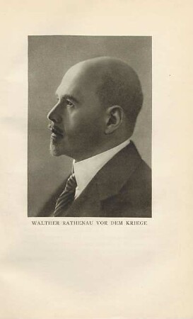 Walther Rathenau vor dem Kriege
