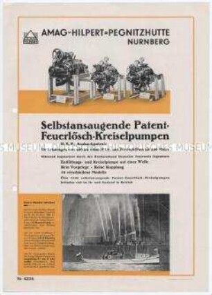 Selbstansaugende Patent-Feuerlösch-Kreiselpumpen