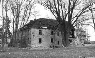 Ralbitz-Rosenthal-Naußlitz. Ehem. Jurasmühle, Ansicht, ruinös