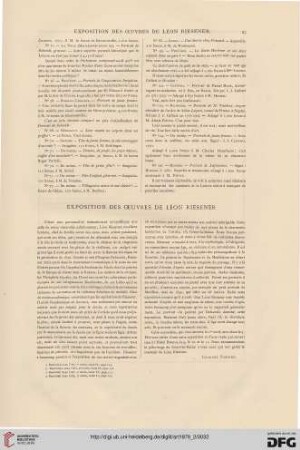 5: Exposition des oeuvres de Léon Riesener