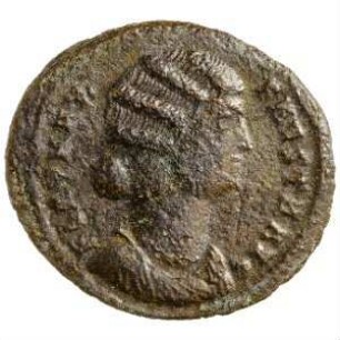 Münze, Follis, Aes 3, 325 - 326 n. Chr.