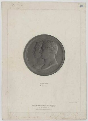 Doppelbildnis des Napoleon und der Marie Louise