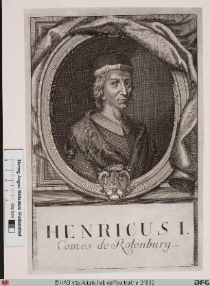 Bildnis Heinrich I., 995-1018 Bischof von Würzburg