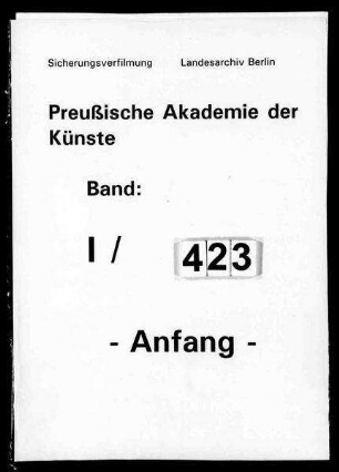 Statut und Geschäftsanweisung der Akademie des Bauwesens