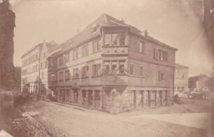 Straßenbilder. Haus Oxenstierna, abgetragen im Jahre 1878