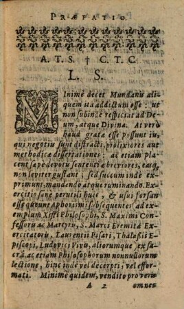 Axiomatvm Philosophiae Christianae, Vitam Vere Philosophicam utcunq[ue] adumbrantium Pars ..., 2. Continens, Specimen Locorvm Commvnivm, Philosophiae tam Christianae, quam prophanae ...